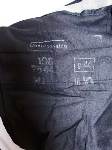 DDR MdI TraPo Transportpolizei Strafvollzug Uniformhose Gr. g 44