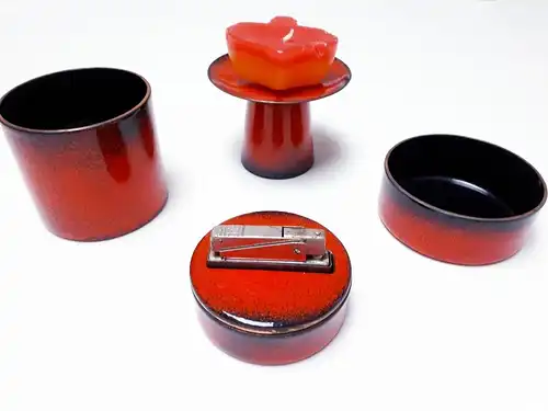 DDR Raucherset Tischset 4- teilig