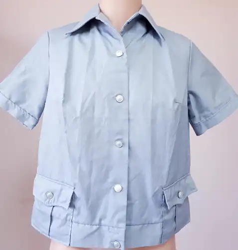 DDR MdI Volkspolizei Diensthemd Damen Kurzarm Größe g 88