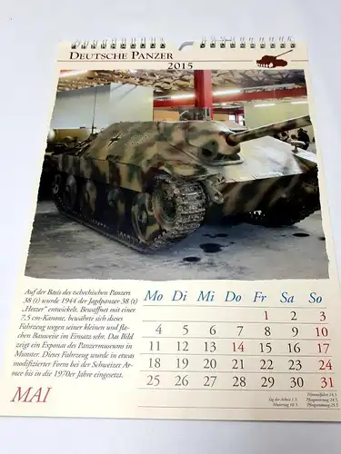 Kalender DMZ Deutsche Panzer 2015