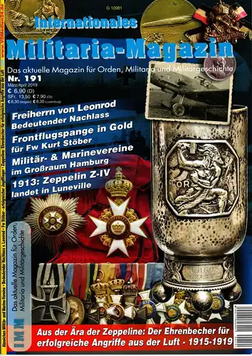 Internationales Militaria Magazin IMM Nr. 191. 