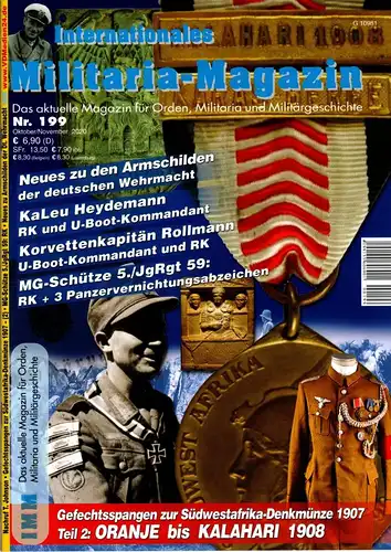 Internationales Militaria Magazin IMM Nr. 199. 