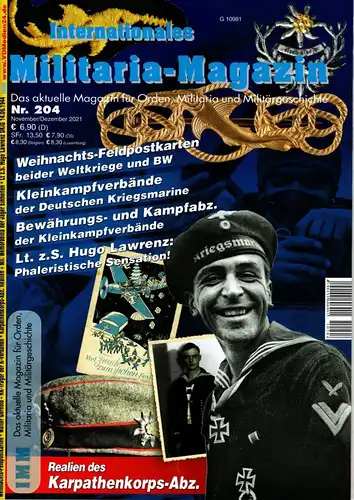 Internationales Militaria Magazin IMM Nr. 204. 