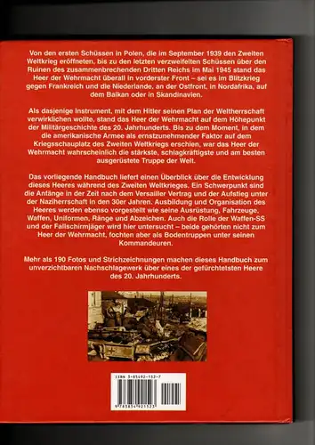 James Lucas: Handbuch der Wehrmacht 1939-1945 Ein Nachschlagewerk. 