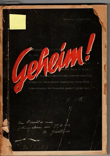 Geheim! - Dokumentarische Tatsachen aus dem Nürnberger Prozeß. 
