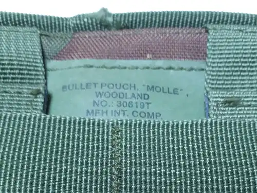 Bullet Pouch Molle Woodland MFH Int. Comp.