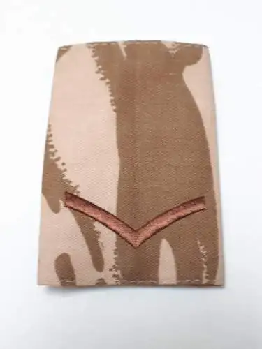 Britische Armee Aufschiebeschlaufe Desert British Army Lance Corporal