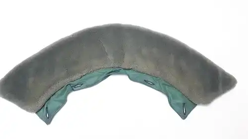 DDR Pelzkragen grau zum Einknöpfen