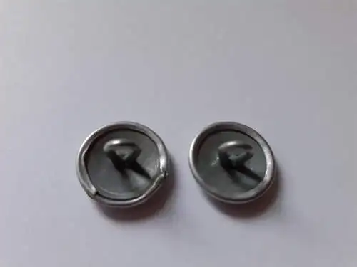 DDR NVA Knöpfe Aluminium 15 mm