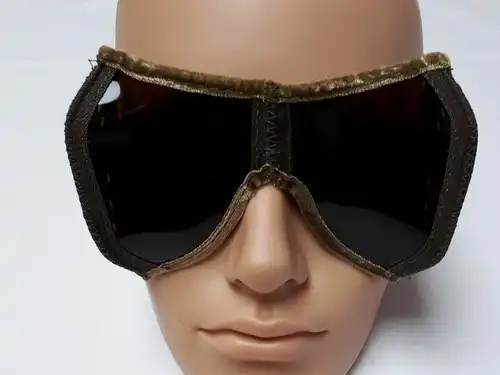 Bundeswehr Faltbrille Staubschutzbrille Schneebrille im Etui