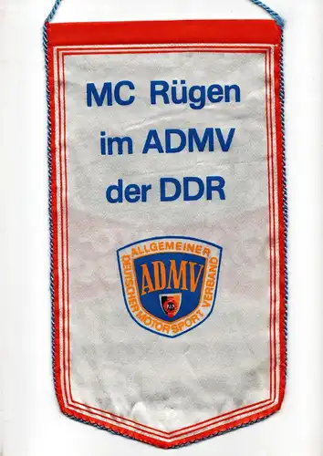 DDR Wimpel 20. Moto-Cross 1977 Ring am Rugard Bergen/ Rügen