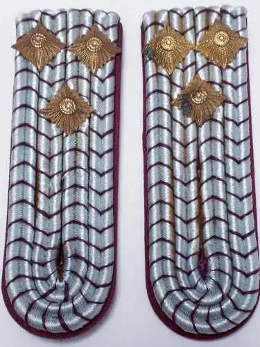 DDR FFW Freiwillige Feuerwehr Schulterstücke Oberbrandmeister 67-90