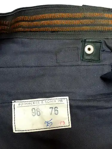 BRD Polizei Uniformhose 1973