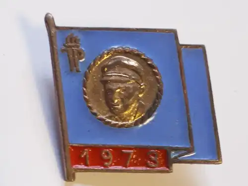 DDR Abzeichen Anstecker Ernst Thälmann JP Jungpioniere 1973
