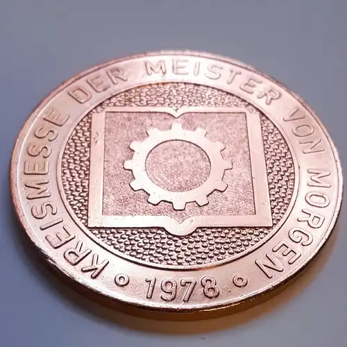 DDR Medaille MMM Kreismesse der Meister von Morgen 1978