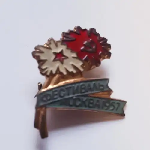Abzeichen Anstecker Festival Moskau 1957