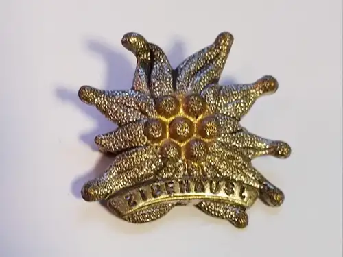 Wanderabzeichen Anstecker Edelweiß Zipfhäusl