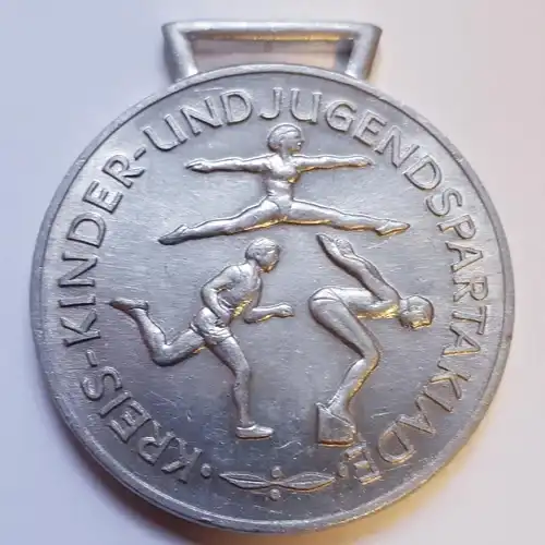 DDR Medaille Kreis-Kinder -und Jugendspartakiade