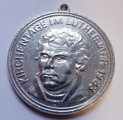 DDR Medaille Kirchentage im Lutherjahr 1983 - Vertrauen wagen