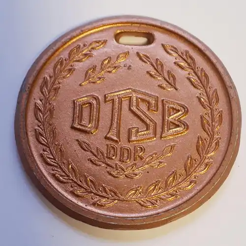 DDR Medaille DTSB DDR - 3.Platz in Bronze