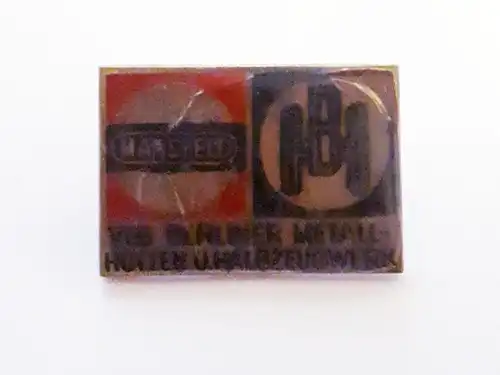 DDR Abzeichen Mansfeld VEB Berliner Metallhütten- und Halbzeugwerk