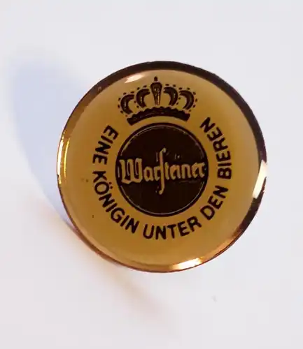 Anstecker Pin Bier Warsteiner - Eine Königin unter den Bieren