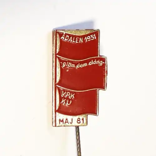 Anstecknadel Schweden Adalen 1931 Maj 1981