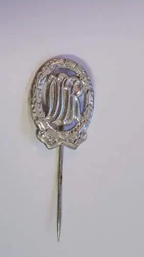 DDR Sportabzeichen Anstecknadel 5. Form für Erwachsene Silber