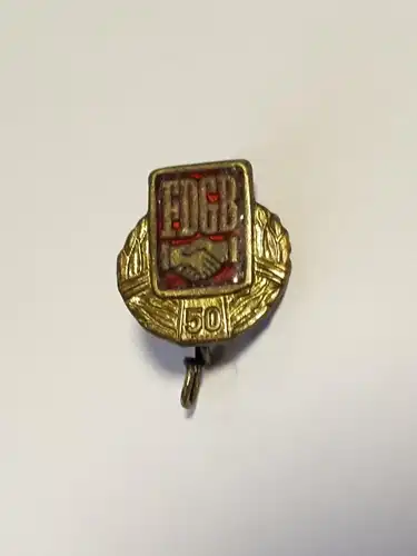DDR Abzeichen Anstecker 50 Jahre FDGB