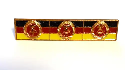 DDR Wiederholungsspange Kollektiv der sozialistischen Arbeit 3 fach