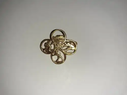 DSB Deutscher Sportbund Anstecker Abzeichen in Gold