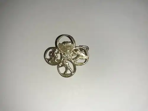 DSB Deutscher Sportbund Anstecker Abzeichen in Silber