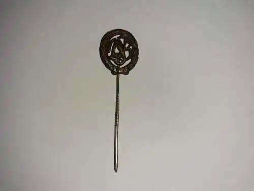 DSB Deutscher Sportbund Anstecknadel in Bronze