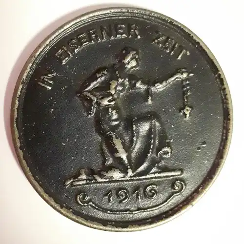 Medaille In eiserner Zeit 1916