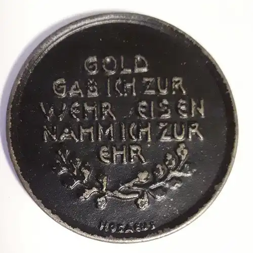 Medaille In eiserner Zeit 1916