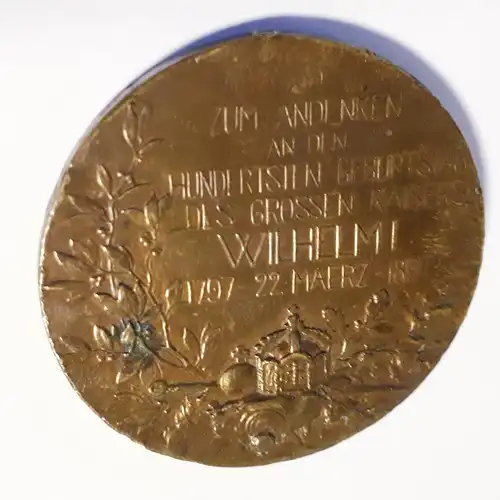 Medaille Wilhelm der Große - Deutscher Kaiser - König von Preussen