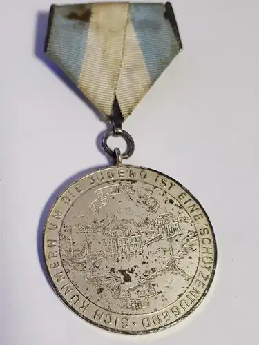 Medaille Sich kümmern um die Jugend ist eine Schützentugend 1974