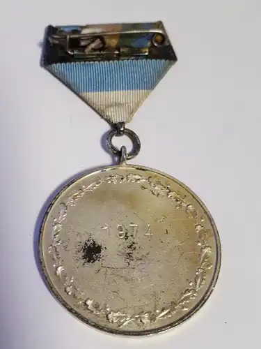 Medaille Sich kümmern um die Jugend ist eine Schützentugend 1974