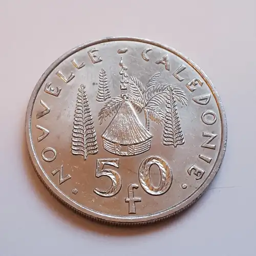 Münze Nouvelle Caledonie 50 Franc