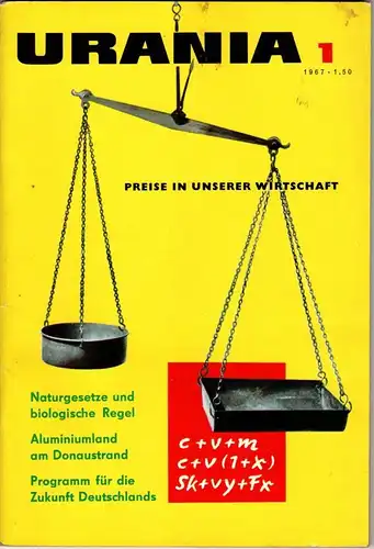 Urania - Wissen und Leben 1-1967. 