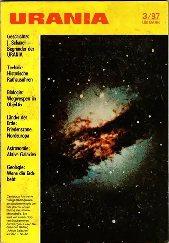Urania - Wissen und Leben 3-1987. 