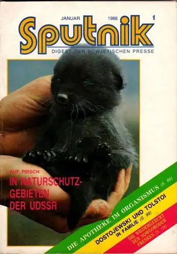 Sputnik Digest der sowjetischen Presse 1-1986. 