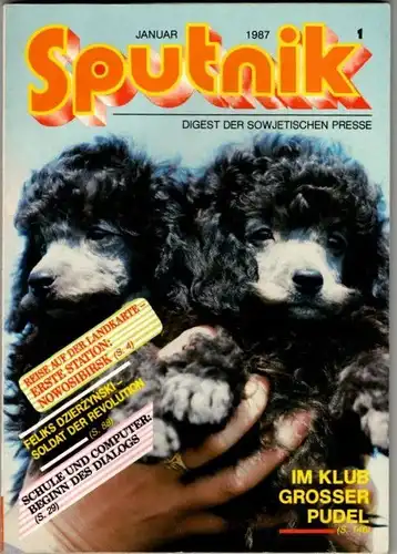 Sputnik Digest der sowjetischen Presse 1-1987. 
