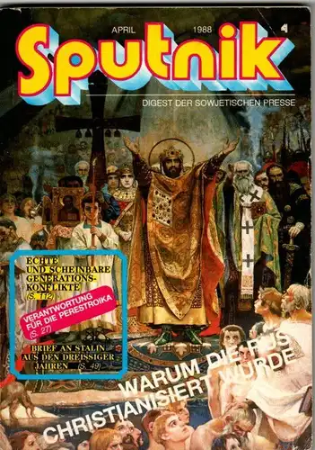 Sputnik Digest der sowjetischen Presse 4-1988. 