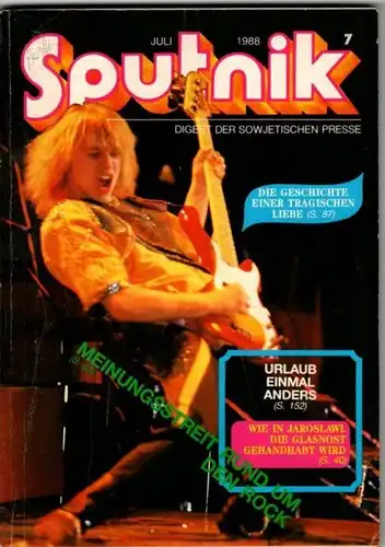 Sputnik Digest der sowjetischen Presse 7-1988. 