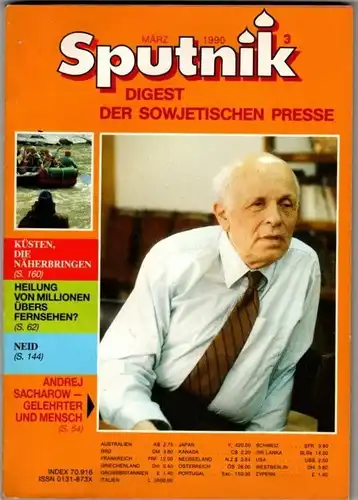 Sputnik Digest der sowjetischen Presse 3-1990. 