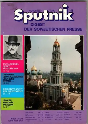 Sputnik Digest der sowjetischen Presse 11-1990. 