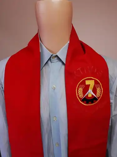 DDR Schärpe 7-Jahres Aktivist