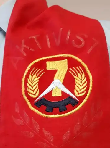 DDR Schärpe 7-Jahres Aktivist
