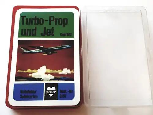 Spielkarten Quartett Turbo-Prop und Jet